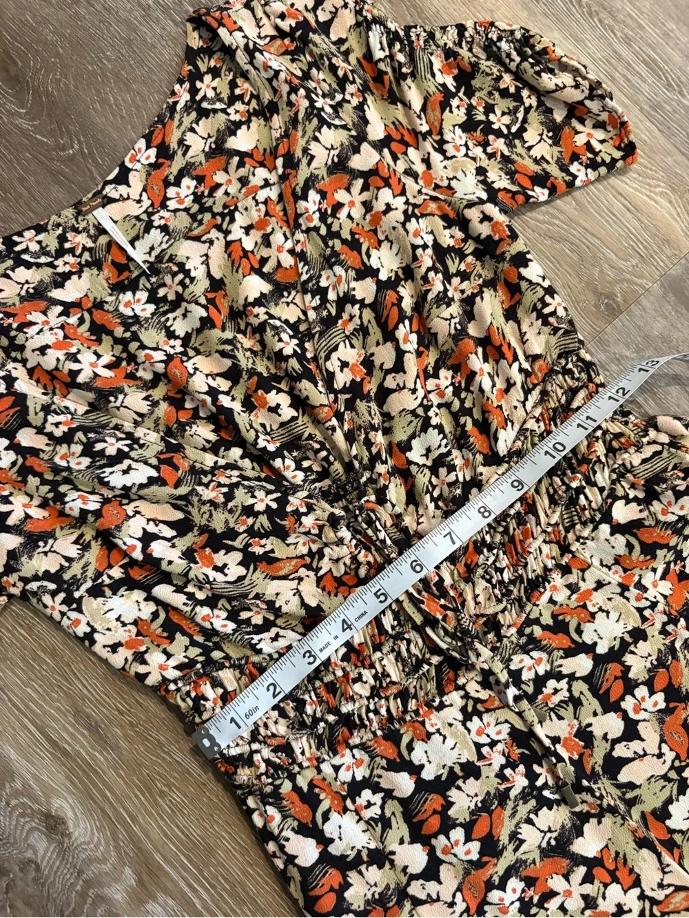 Free People "Forget Me Not" Floral Smocked Summer Boho Mini Dress - Picture 4 of 7